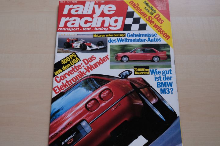 Deckblatt Rallye Racing (01/1989)
